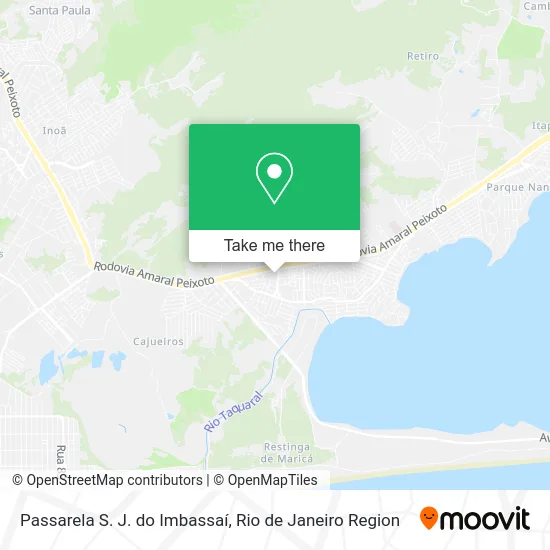 Passarela S. J. do Imbassaí map