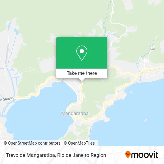 Trevo de Mangaratiba map