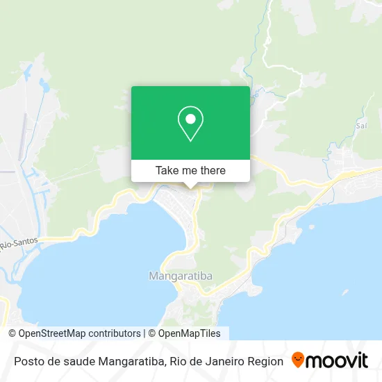 Posto de saude Mangaratiba map