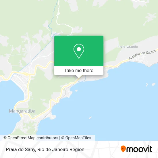 Praia do Sahy map