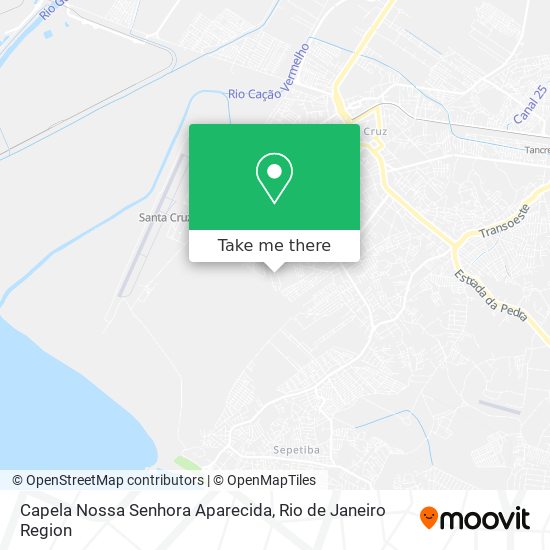 Mapa Capela Nossa Senhora Aparecida