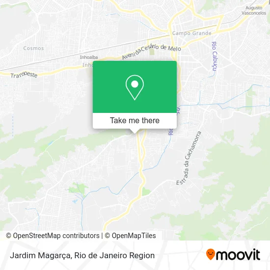 Jardim Magarça map