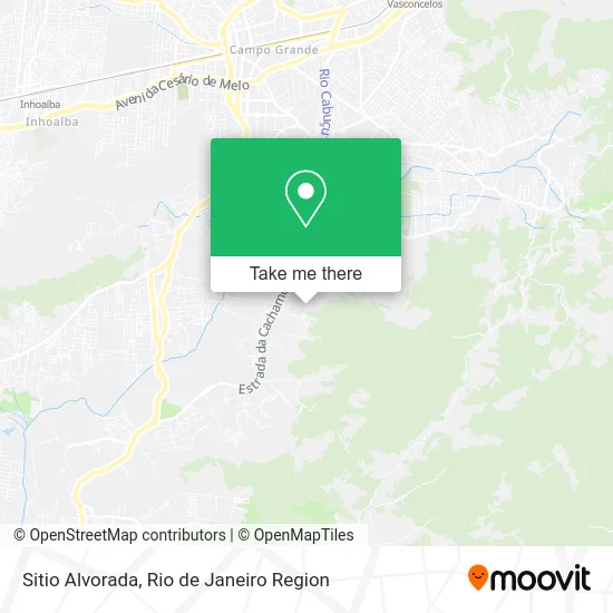 Sitio Alvorada map