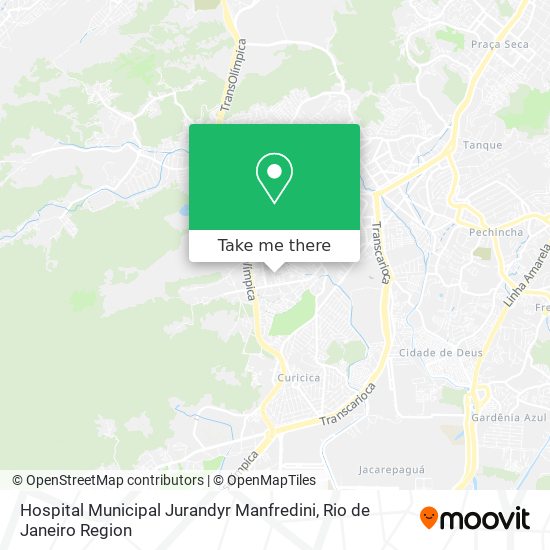 Hospital Municipal Jurandyr Manfredini map