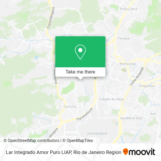 Lar Integrado Amor Puro LIAP map