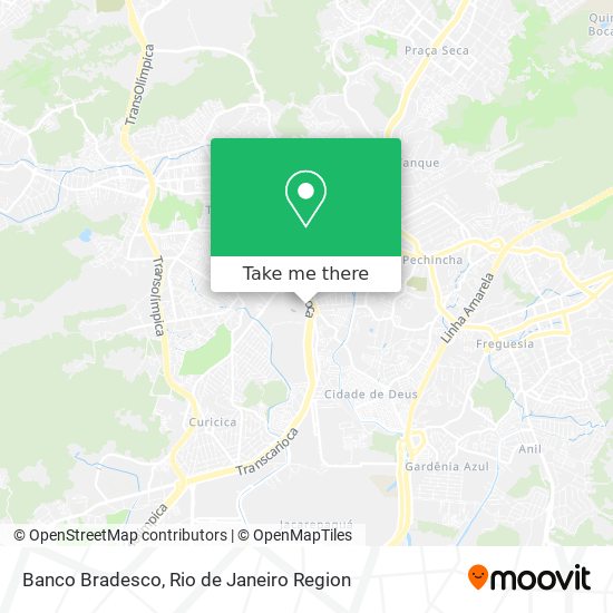 Banco Bradesco map