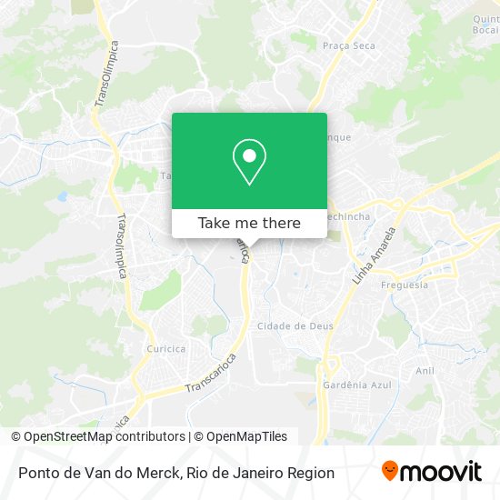 Ponto de Van do Merck map