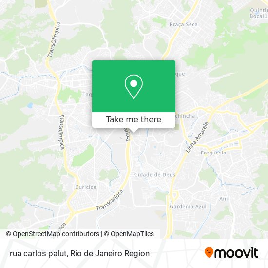 Mapa rua carlos palut