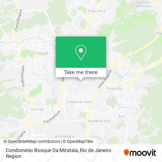 Condomínio Bosque Da Mirataia map