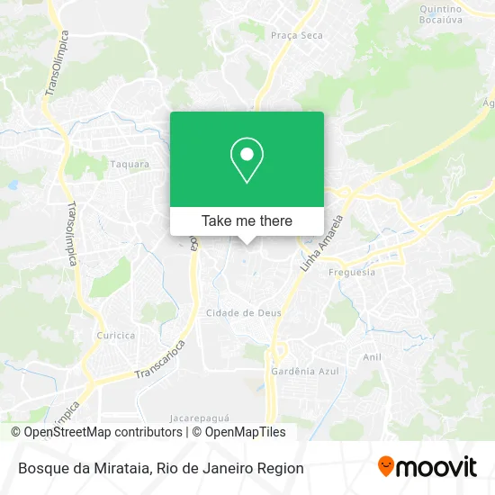 Bosque da Mirataia map