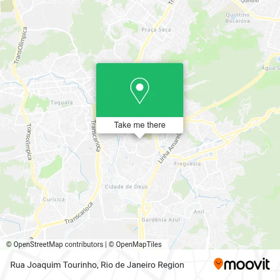 Rua Joaquim Tourinho map