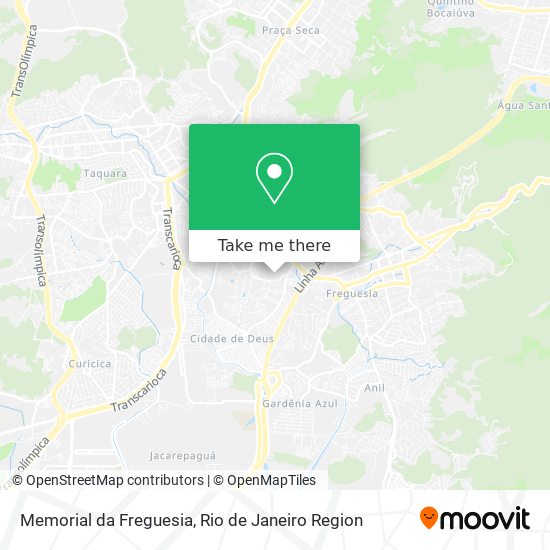 Memorial da Freguesia map