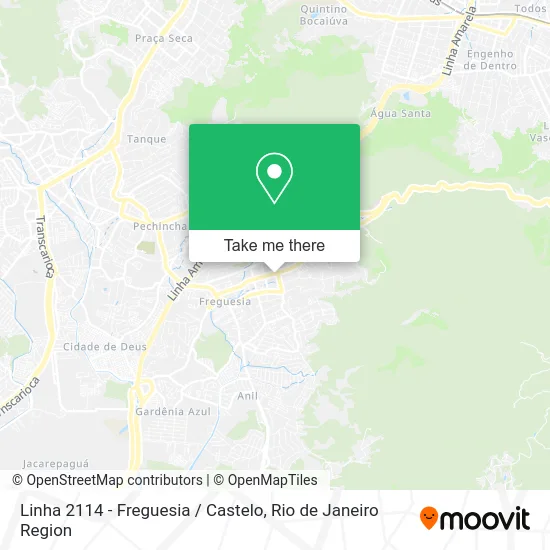 Linha 2114 - Freguesia / Castelo map