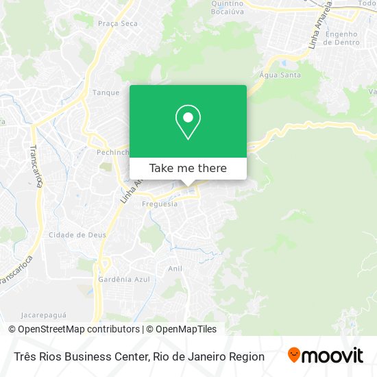 Três Rios Business Center map