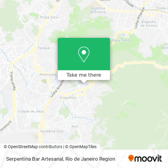 Serpentina Bar Artesanal map