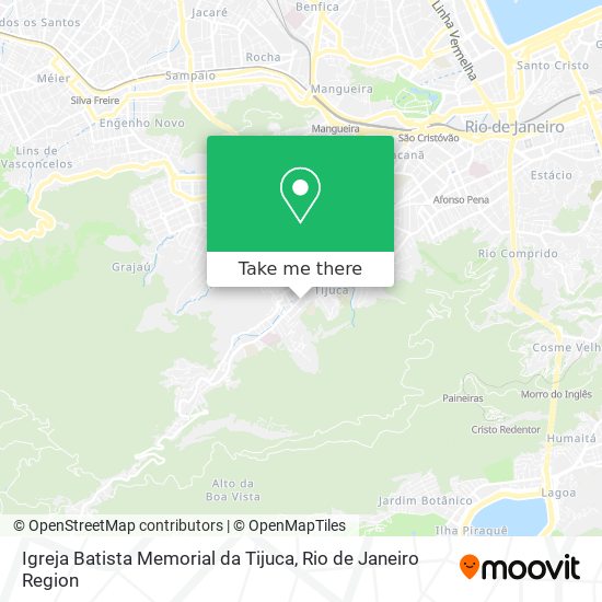 Igreja Batista Memorial da Tijuca map