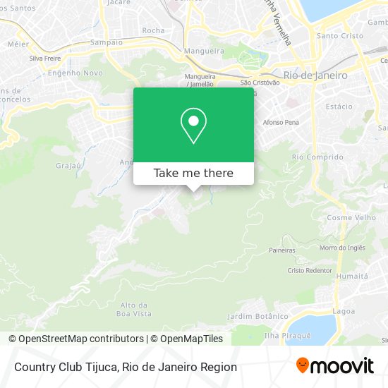 Country Club Tijuca map