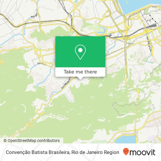 Convenção Batista Brasileira map