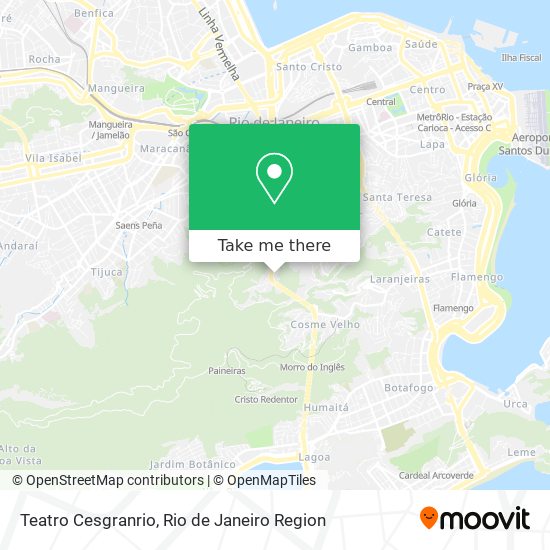 Teatro Cesgranrio map