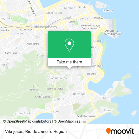 Vila jesus map