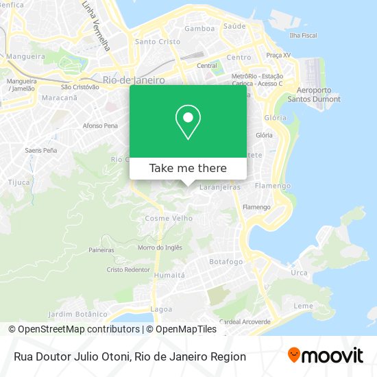 Mapa Rua Doutor Julio Otoni