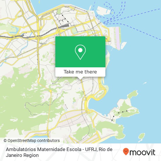 Mapa Ambulatórios Maternidade Escola - UFRJ