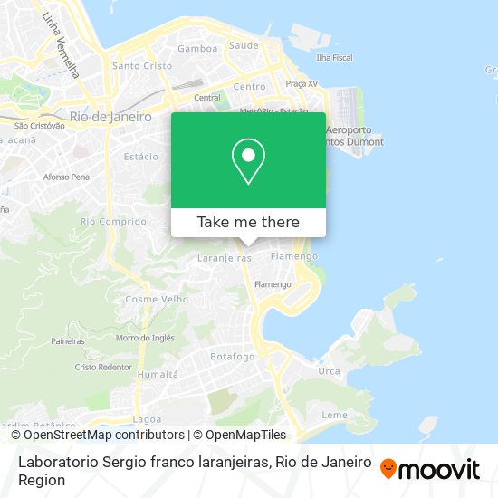 Laboratorio Sergio franco laranjeiras map