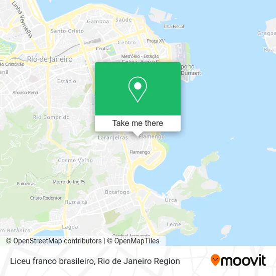 Liceu franco brasileiro map