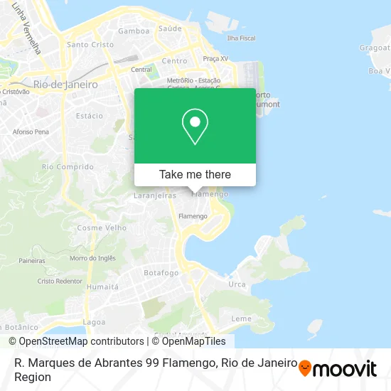 R. Marques de Abrantes 99 Flamengo map