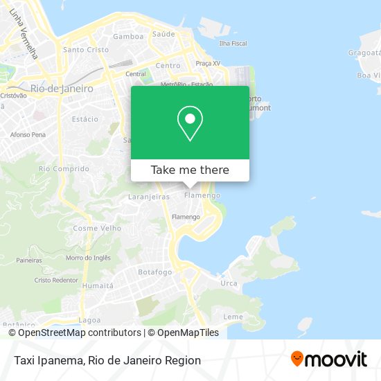 Taxi Ipanema map