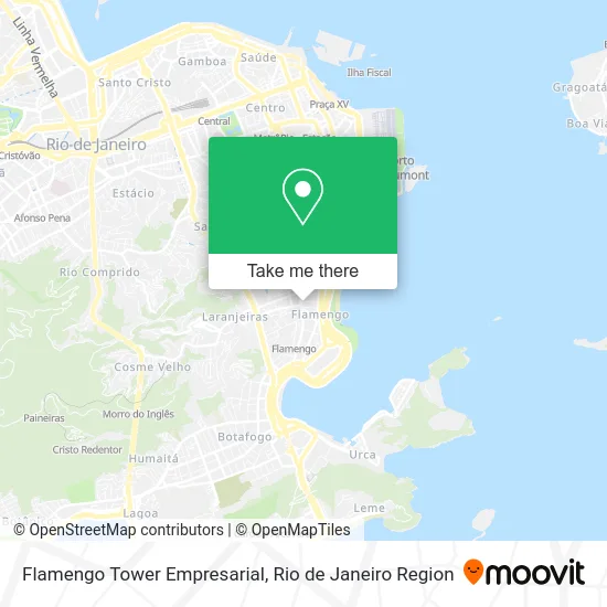 Flamengo Tower Empresarial map