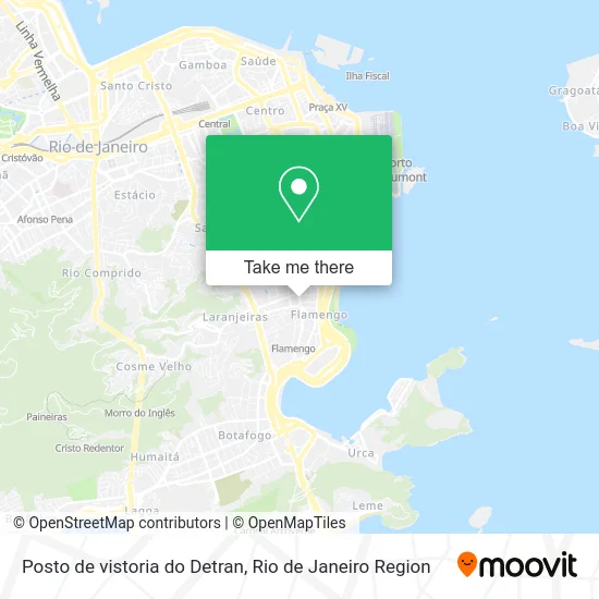 Posto de vistoria do Detran map