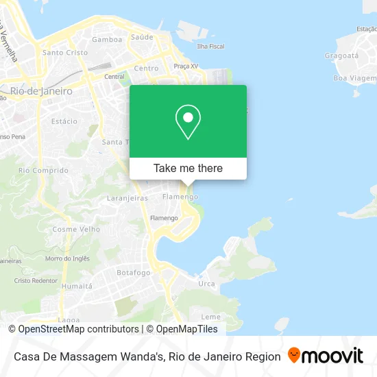 Casa De Massagem Wanda's map