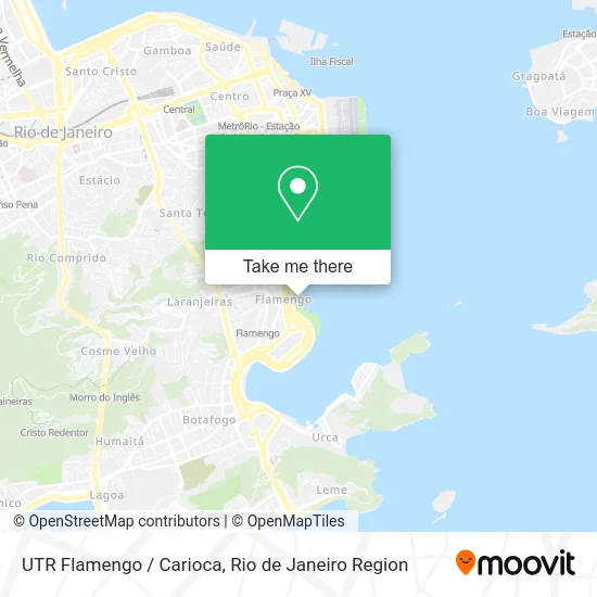 UTR Flamengo / Carioca map