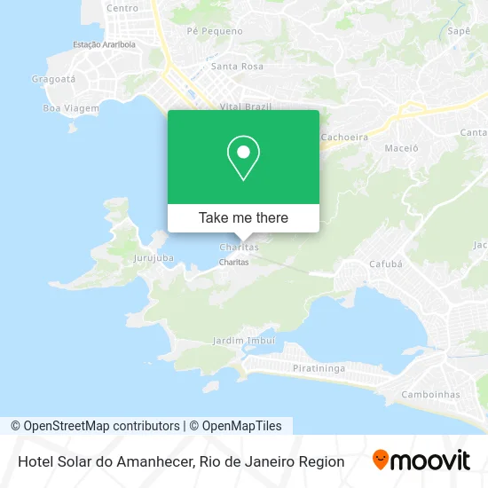 Hotel Solar do Amanhecer map