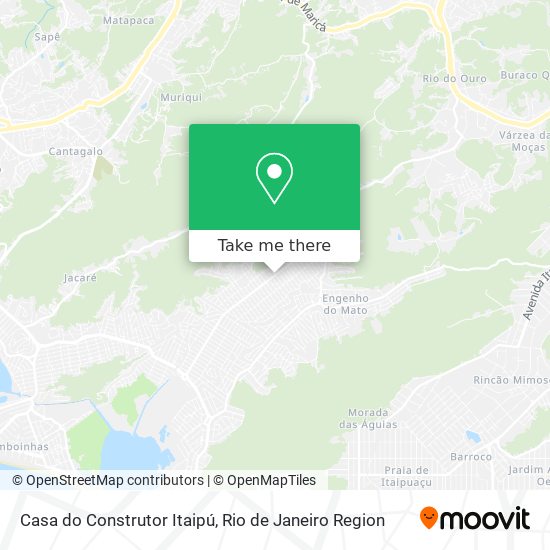 Casa do Construtor Itaipú map