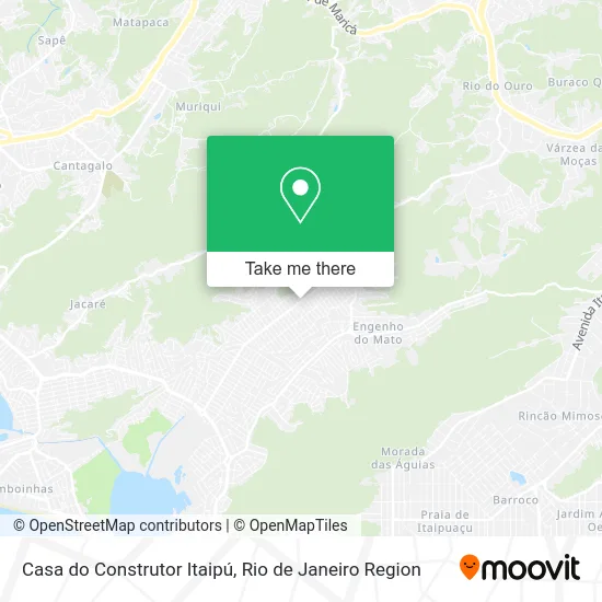 Casa do Construtor Itaipú map