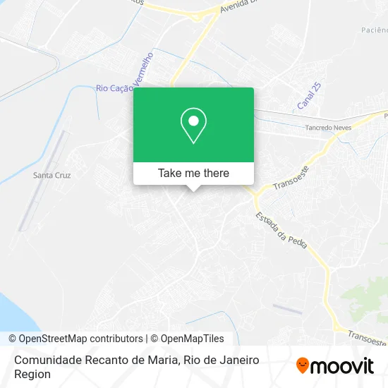 Comunidade Recanto de Maria map