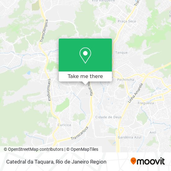 Mapa Catedral da Taquara