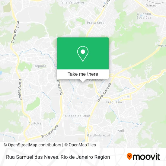 Rua Samuel das Neves map