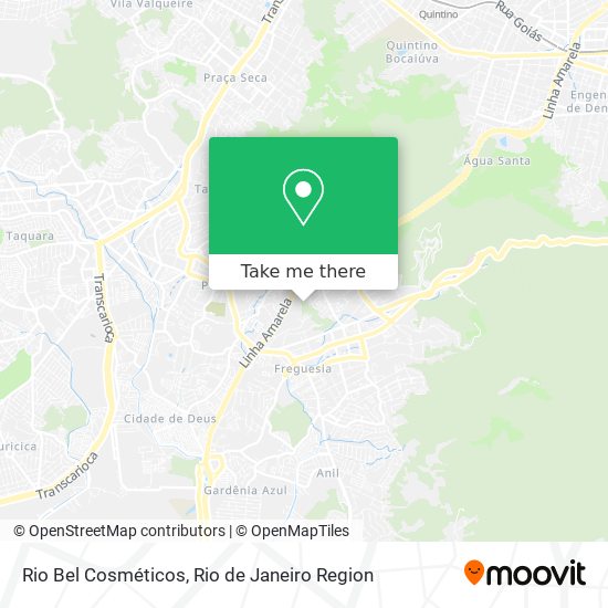Rio Bel Cosméticos map