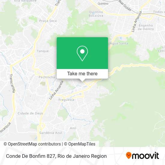 Conde De Bonfim 827 map