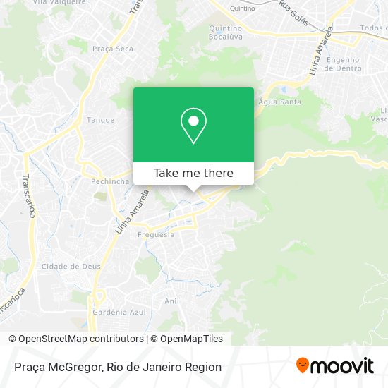Praça McGregor map
