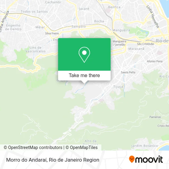 Morro do Andaraí map