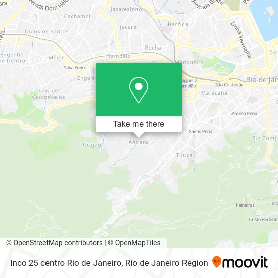 Inco 25 centro Rio de Janeiro map