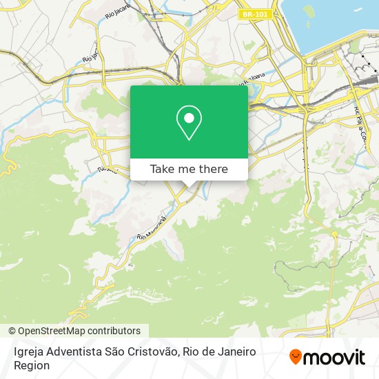 Mapa Igreja Adventista São Cristovão