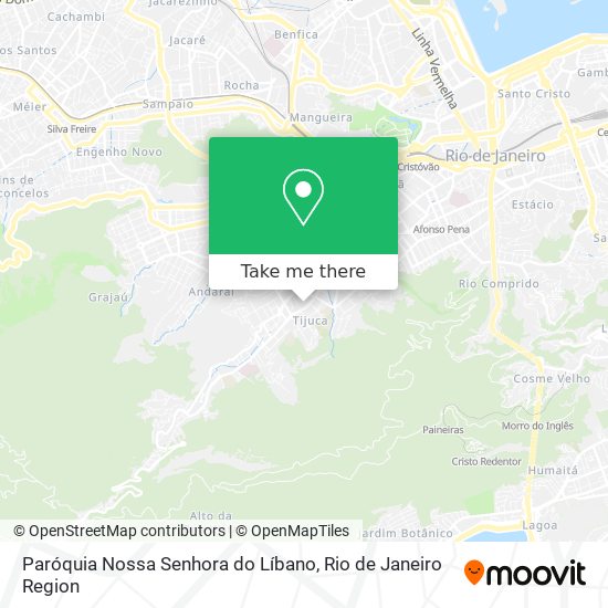 Paróquia Nossa Senhora do Líbano map