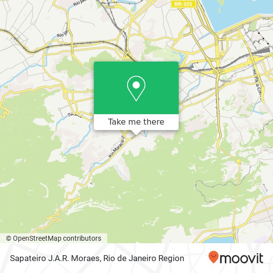 Sapateiro J.A.R. Moraes map