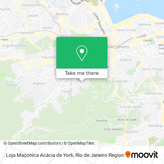 Loja Maçonica Acácia de York map