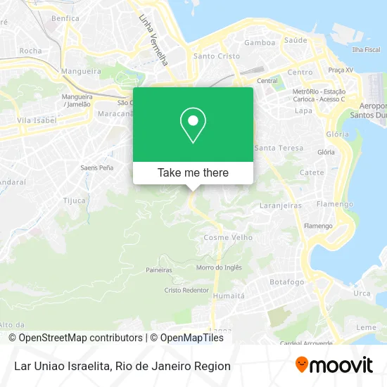 Lar Uniao Israelita map